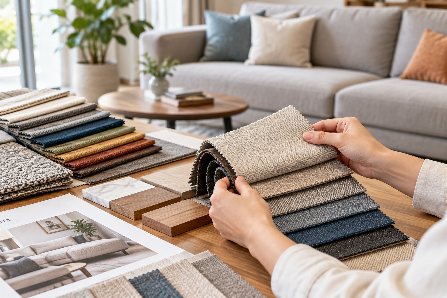Cách đọc mẫu vải bọc sofa: 9 thông tin cần xem