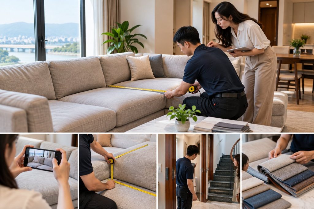 Khảo sát bọc sofa tại nhà: Cần chuẩn bị gì?