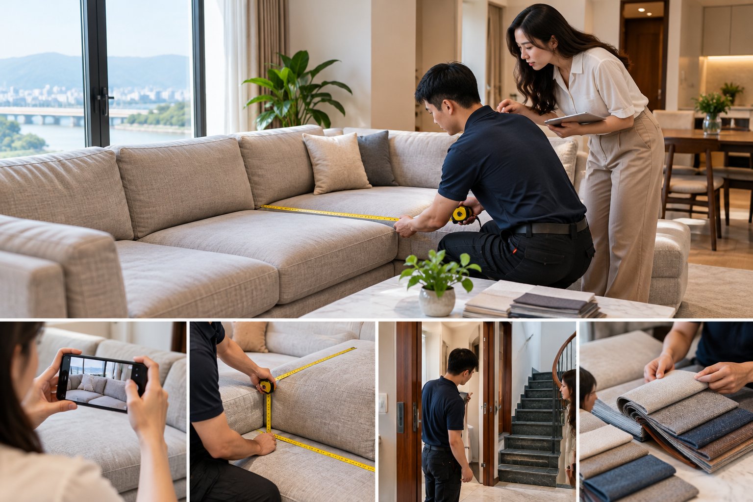 Khảo sát bọc sofa tại nhà: Cần chuẩn bị gì?