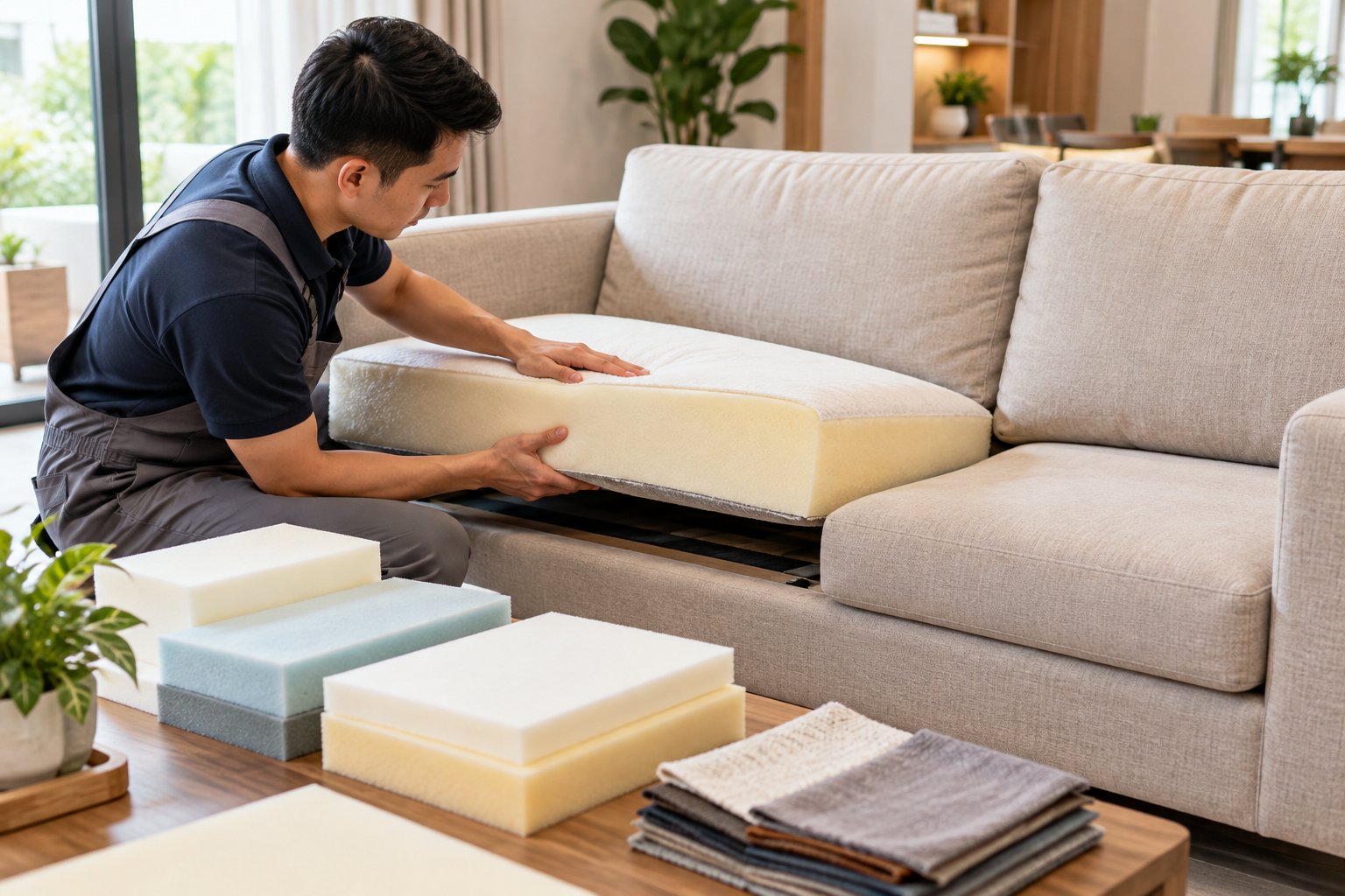 Khi nào cần thay mút ghế sofa? Dấu hiệu nhận biết
