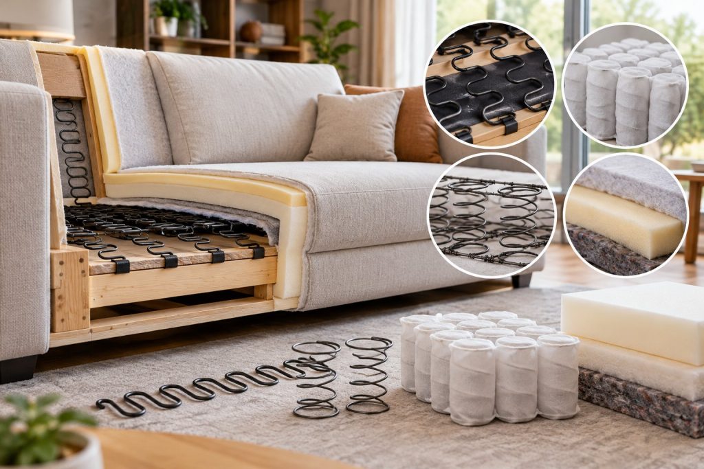 Các loại lò xo sofa: Cách nhận biết và kiểm tra