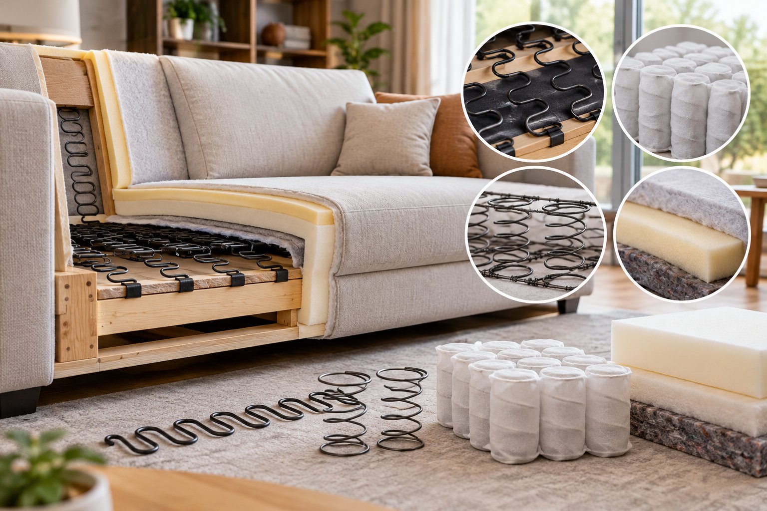 Các loại lò xo sofa: Cách nhận biết và kiểm tra