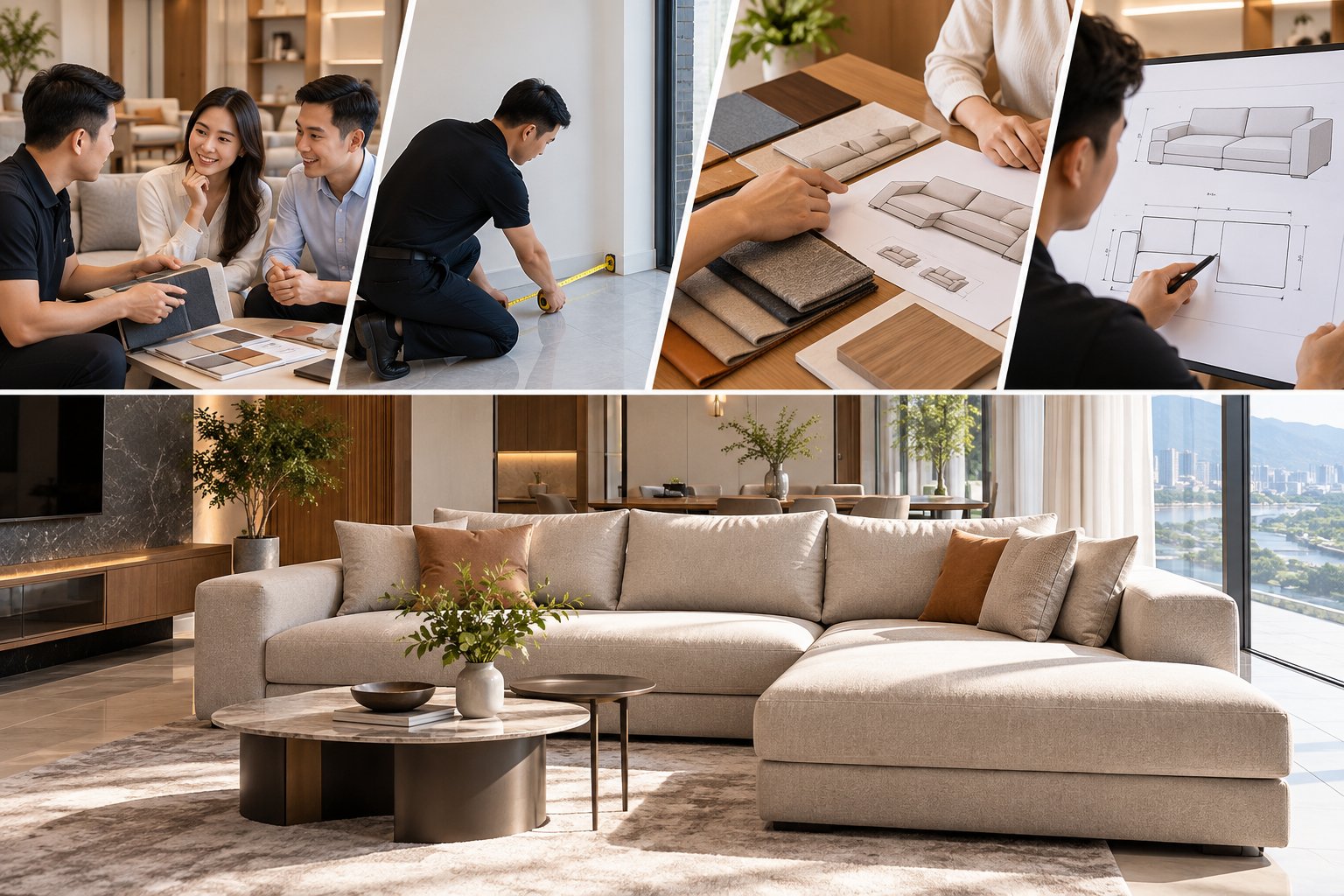 Quy trình đặt sofa theo yêu cầu: Từng bước chi tiết