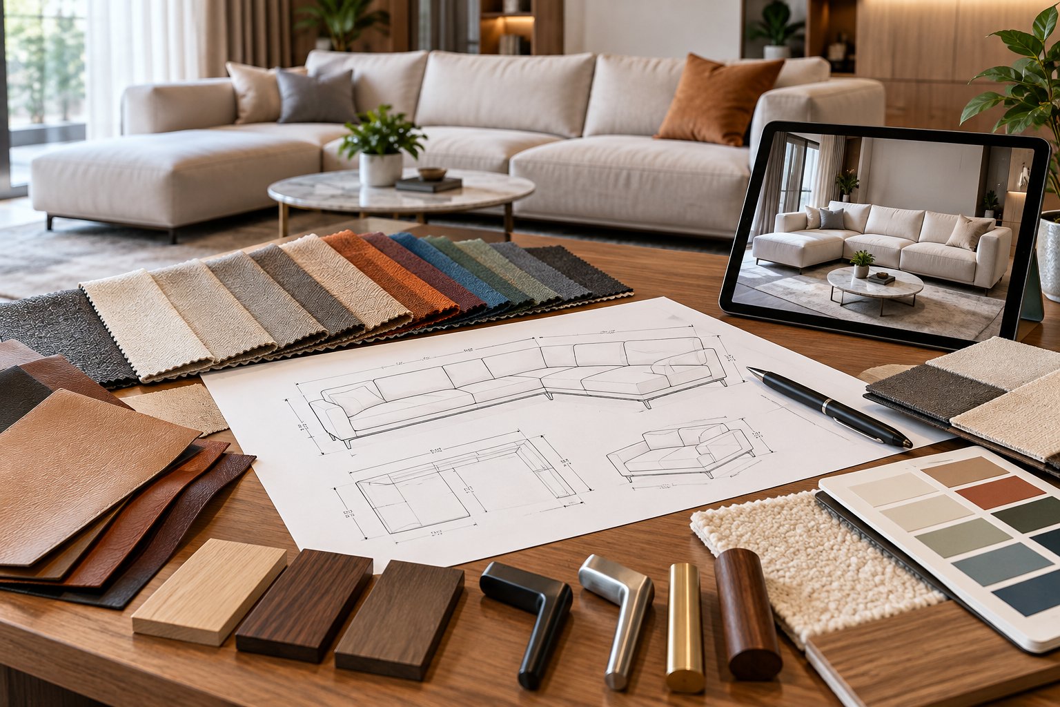 Mẫu yêu cầu đặt làm sofa: Danh mục cần xác nhận