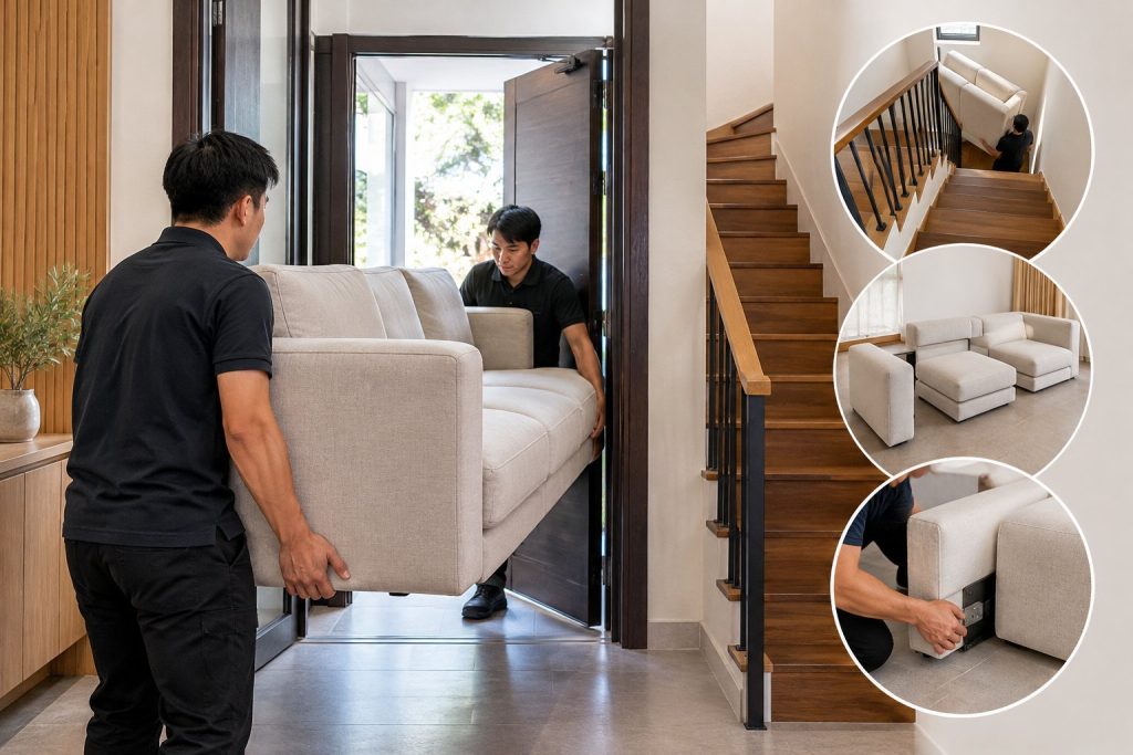 Sofa cho lối vào hẹp: Giải pháp đặt làm phù hợp