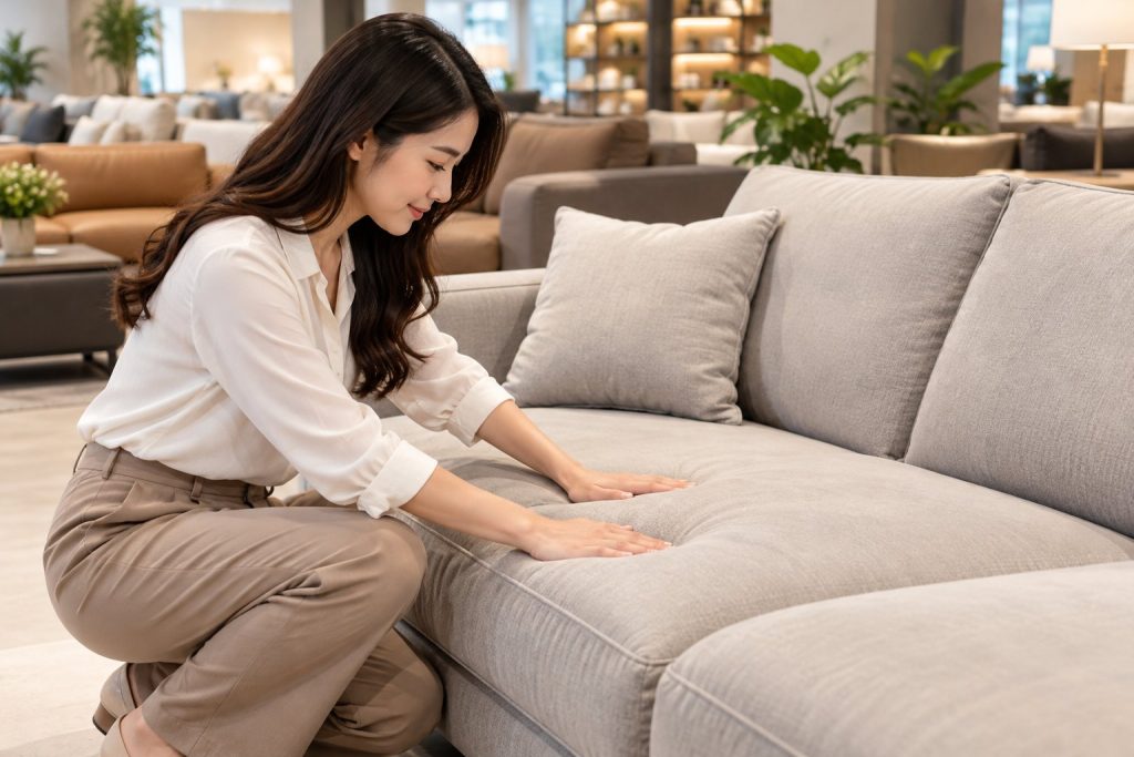 Cách kiểm tra đệm mút sofa trước khi mua