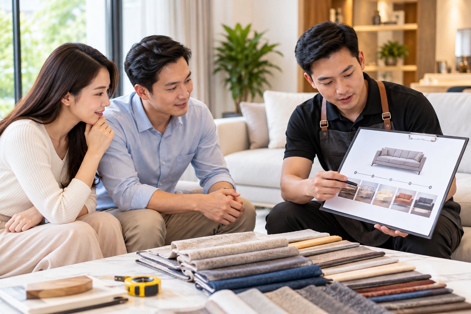 Ảnh minh hoạ: Bọc lại sofa mất bao lâu? Các yếu tố quyết định