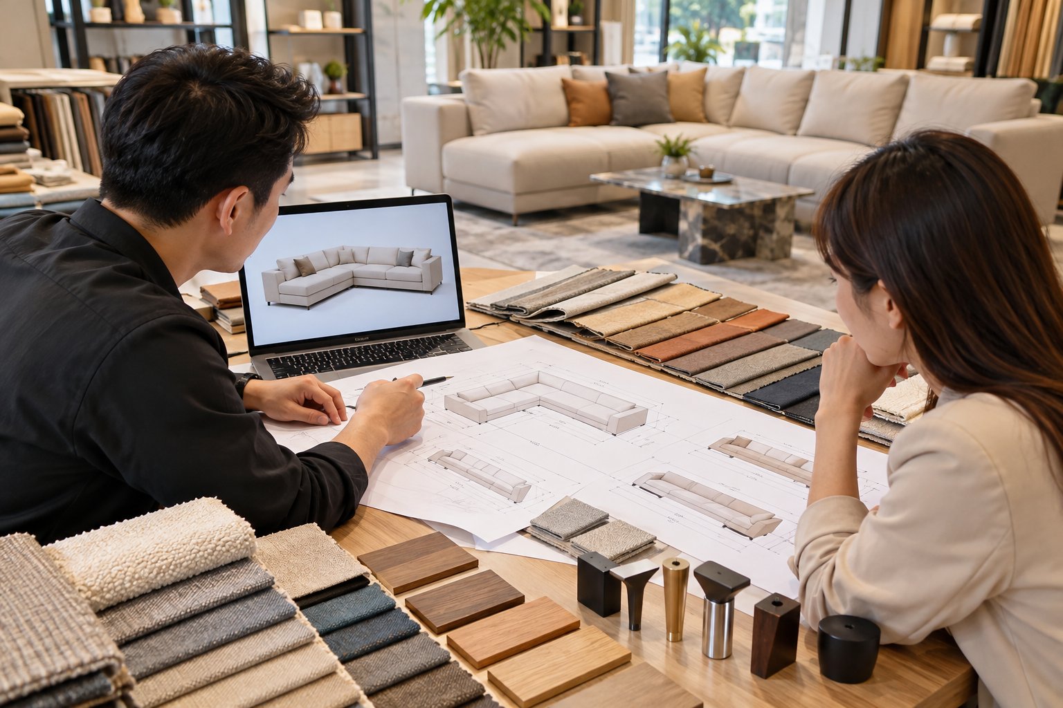 Ảnh minh hoạ: Mẫu yêu cầu đặt làm sofa: Danh mục cần xác nhận
