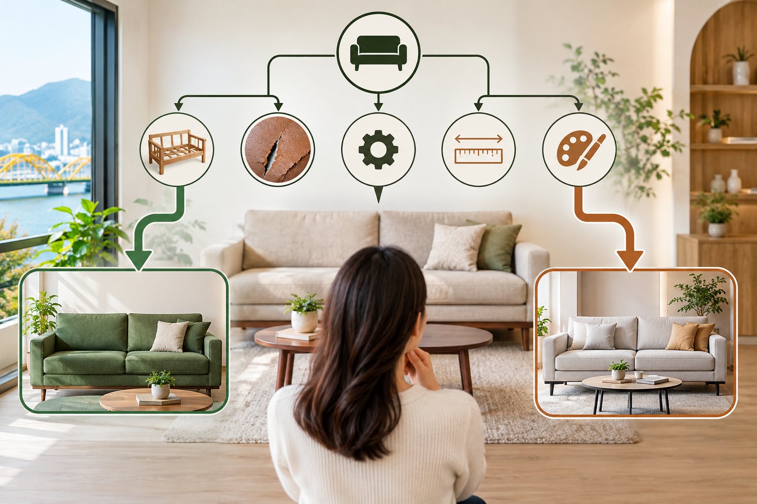 Ảnh minh hoạ: Nên bọc lại hay mua sofa mới? Cây quyết định dễ dùng