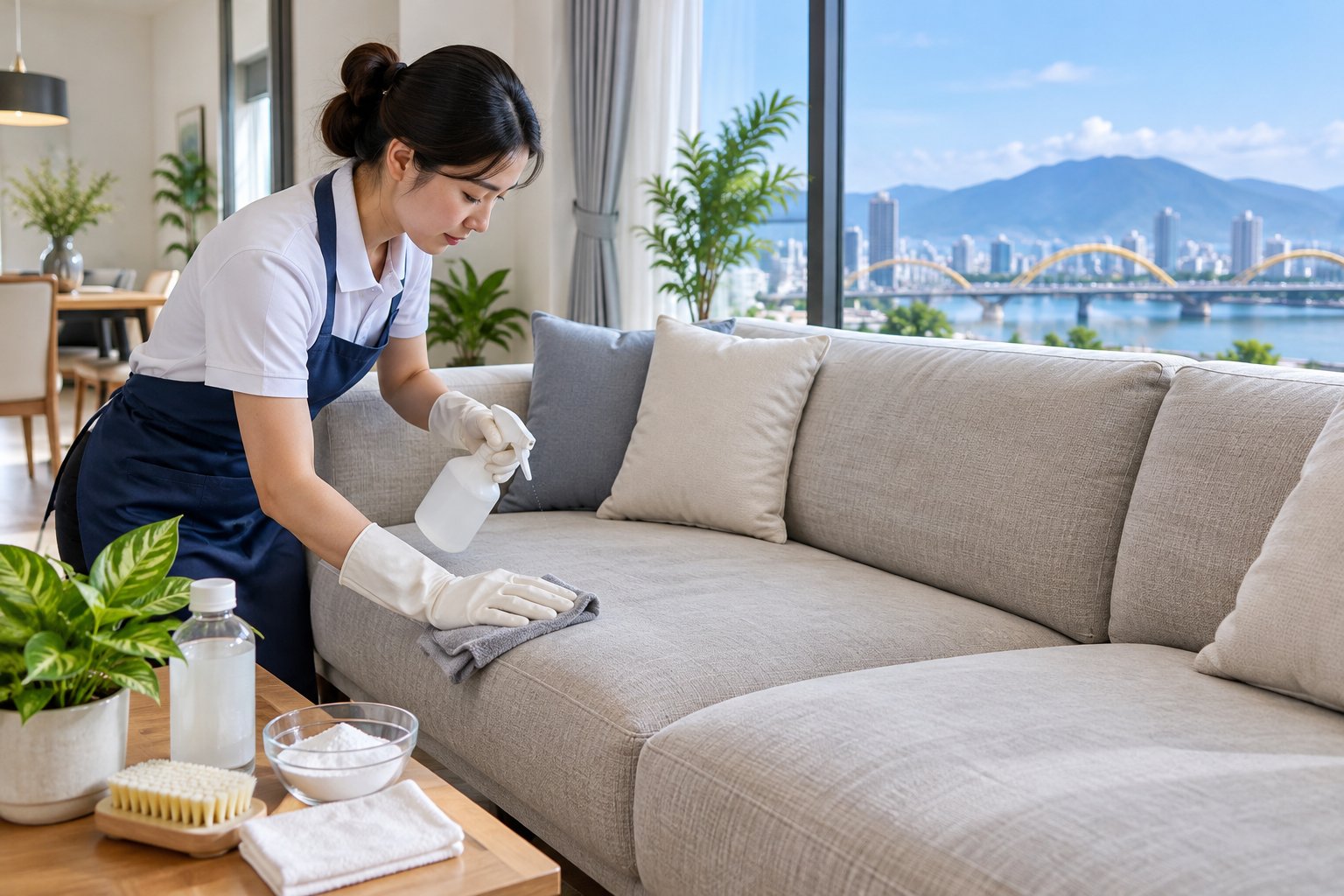 Ảnh minh hoạ: Sofa bị mốc xử lý thế nào? Cách kiểm tra đúng