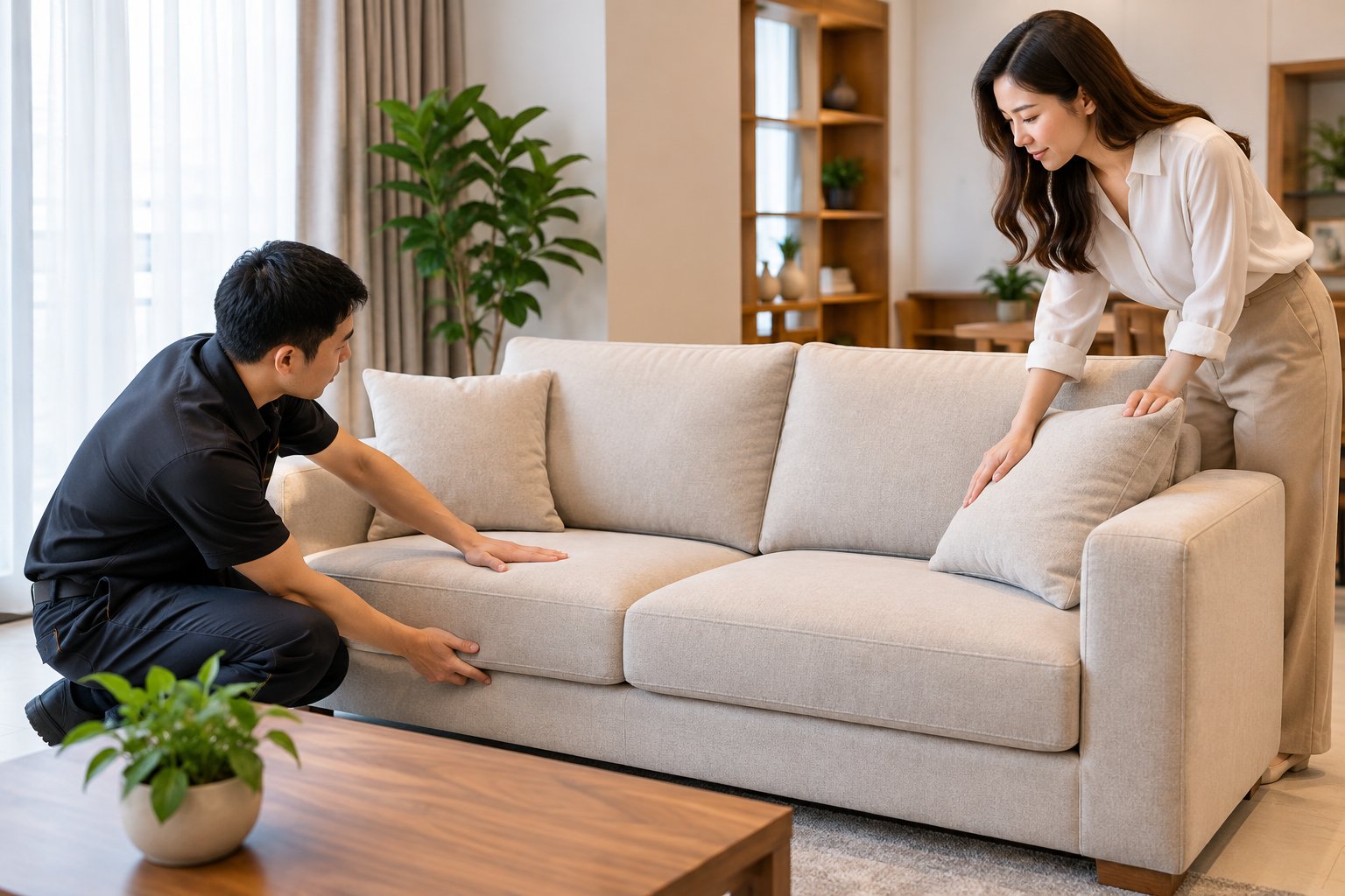 Ảnh minh hoạ: Bọc lại sofa mất bao lâu? Các yếu tố quyết định
