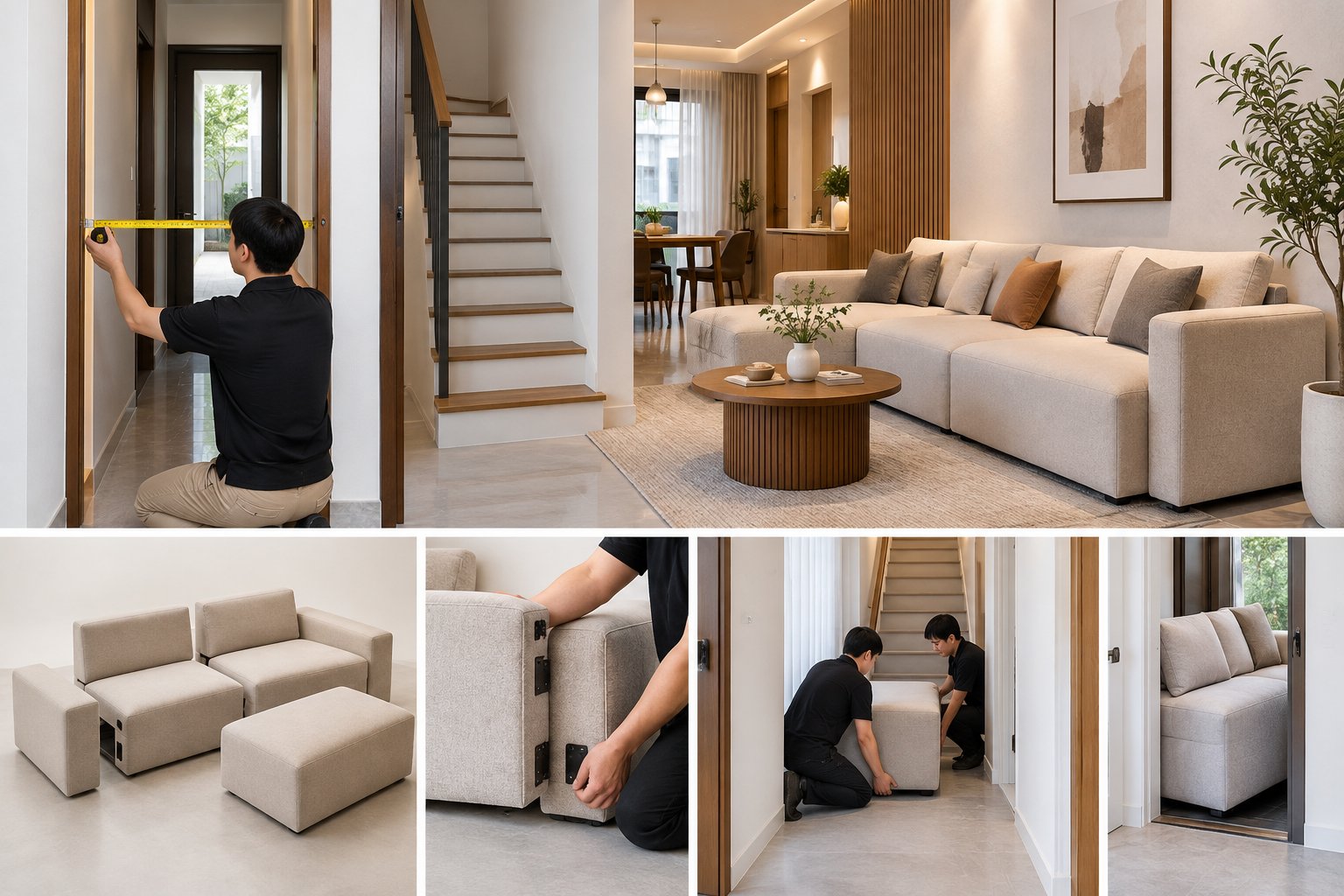 Ảnh minh hoạ: Sofa cho lối vào hẹp: Giải pháp đặt làm phù hợp
