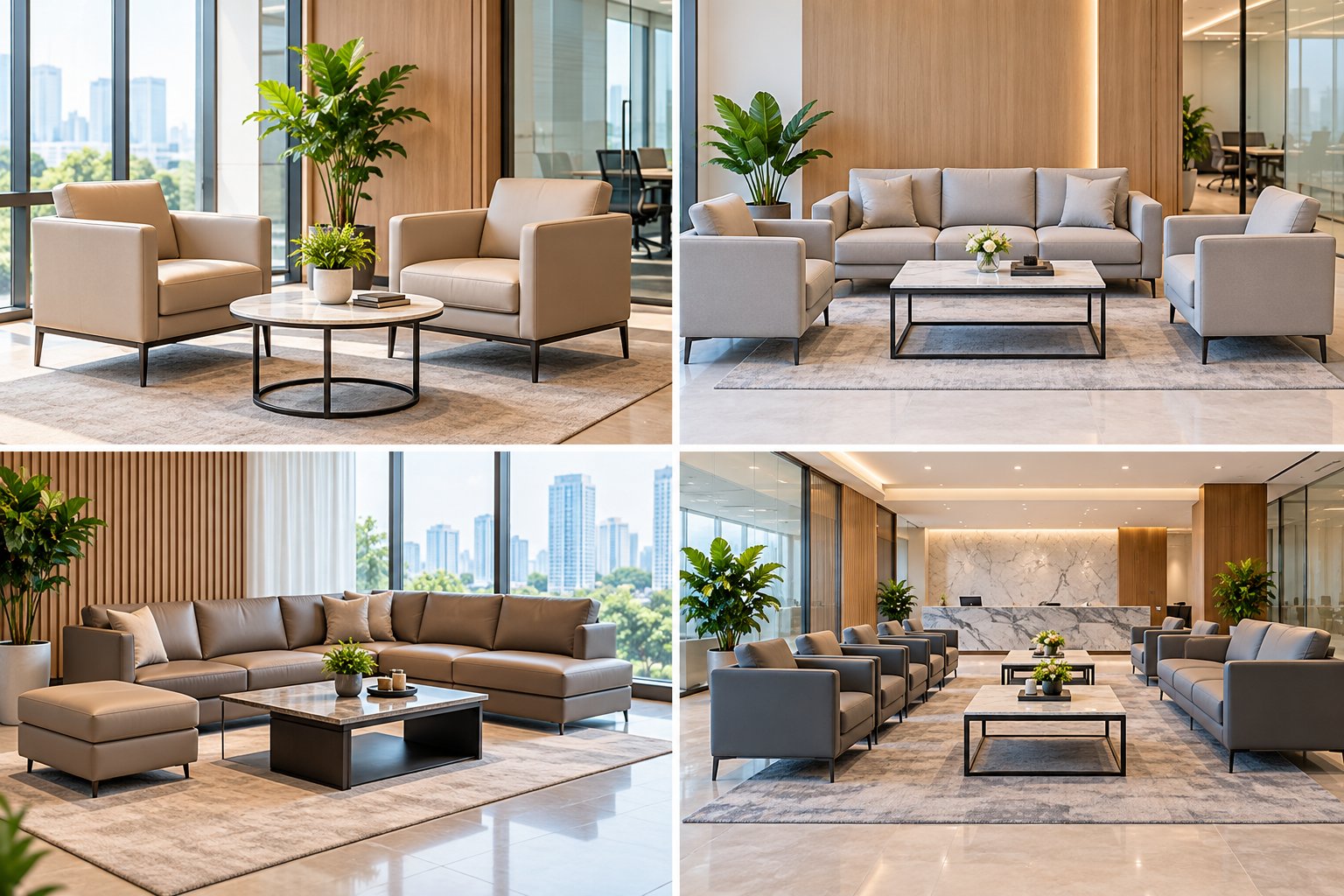 Ảnh minh hoạ: Sofa tiếp khách văn phòng: Chọn theo nhu cầu sử dụng
