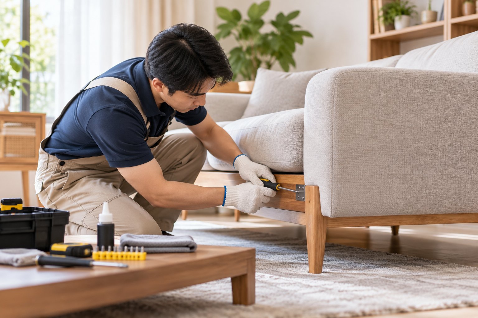 Ảnh minh hoạ: Khung sofa kêu cót két: nguyên nhân và cách kiểm tra