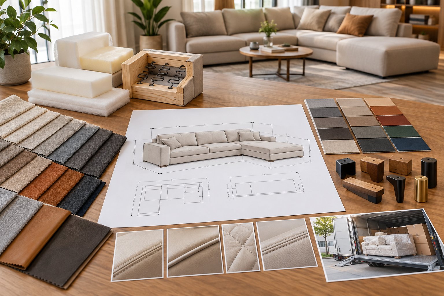 Ảnh minh hoạ: Mẫu yêu cầu đặt làm sofa: Danh mục cần xác nhận
