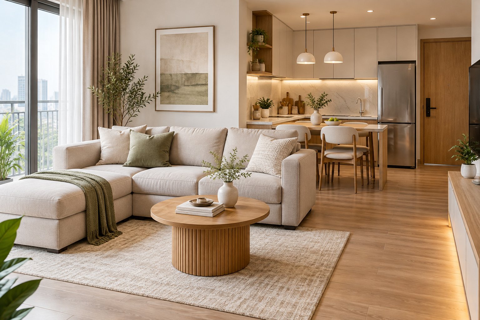 Ảnh minh hoạ: Sofa cho căn hộ studio: Chọn kiểu, đo đúng chỗ