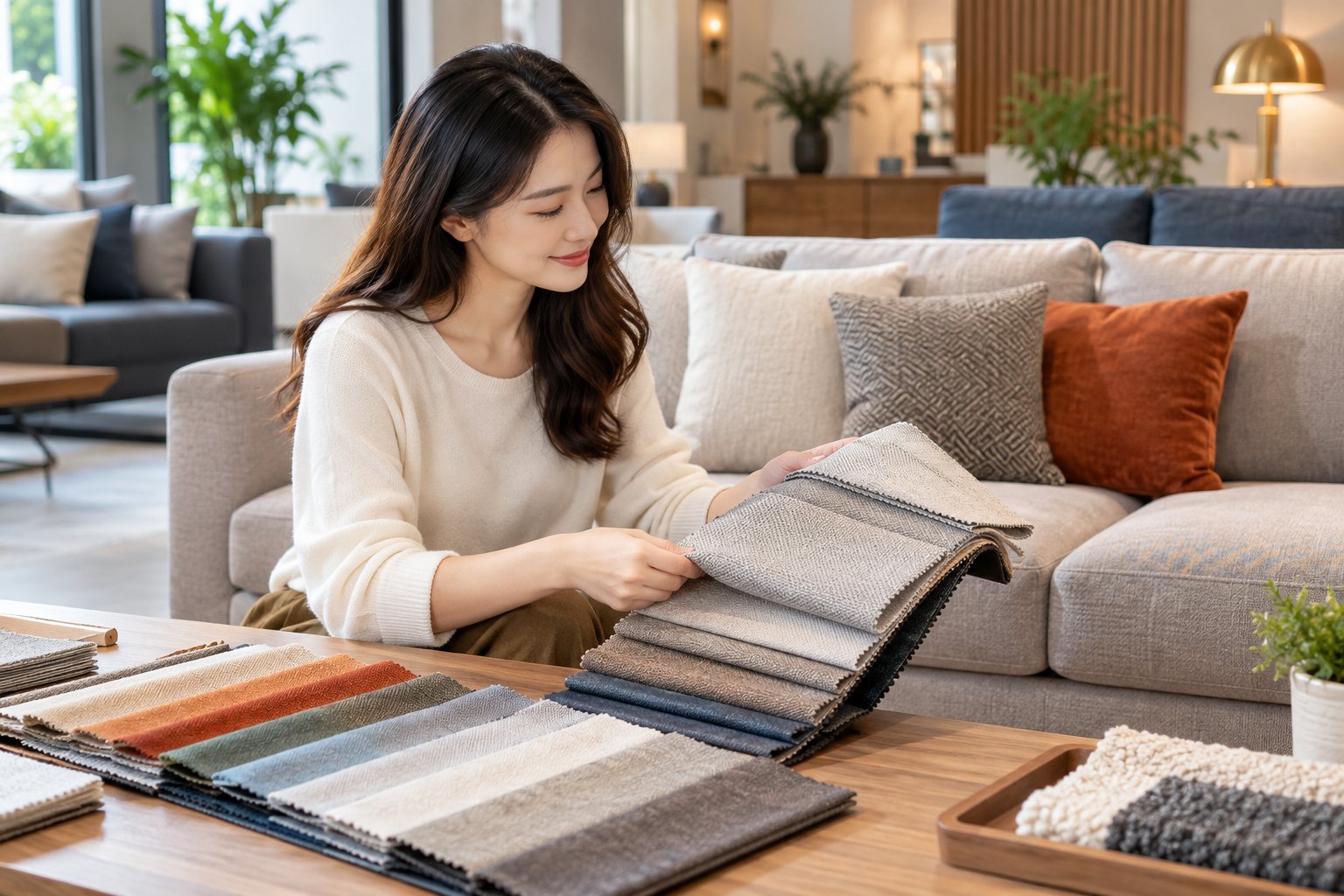 Ảnh minh hoạ: Vải sofa ít lộ vết bẩn: Cách chọn màu và bề mặt
