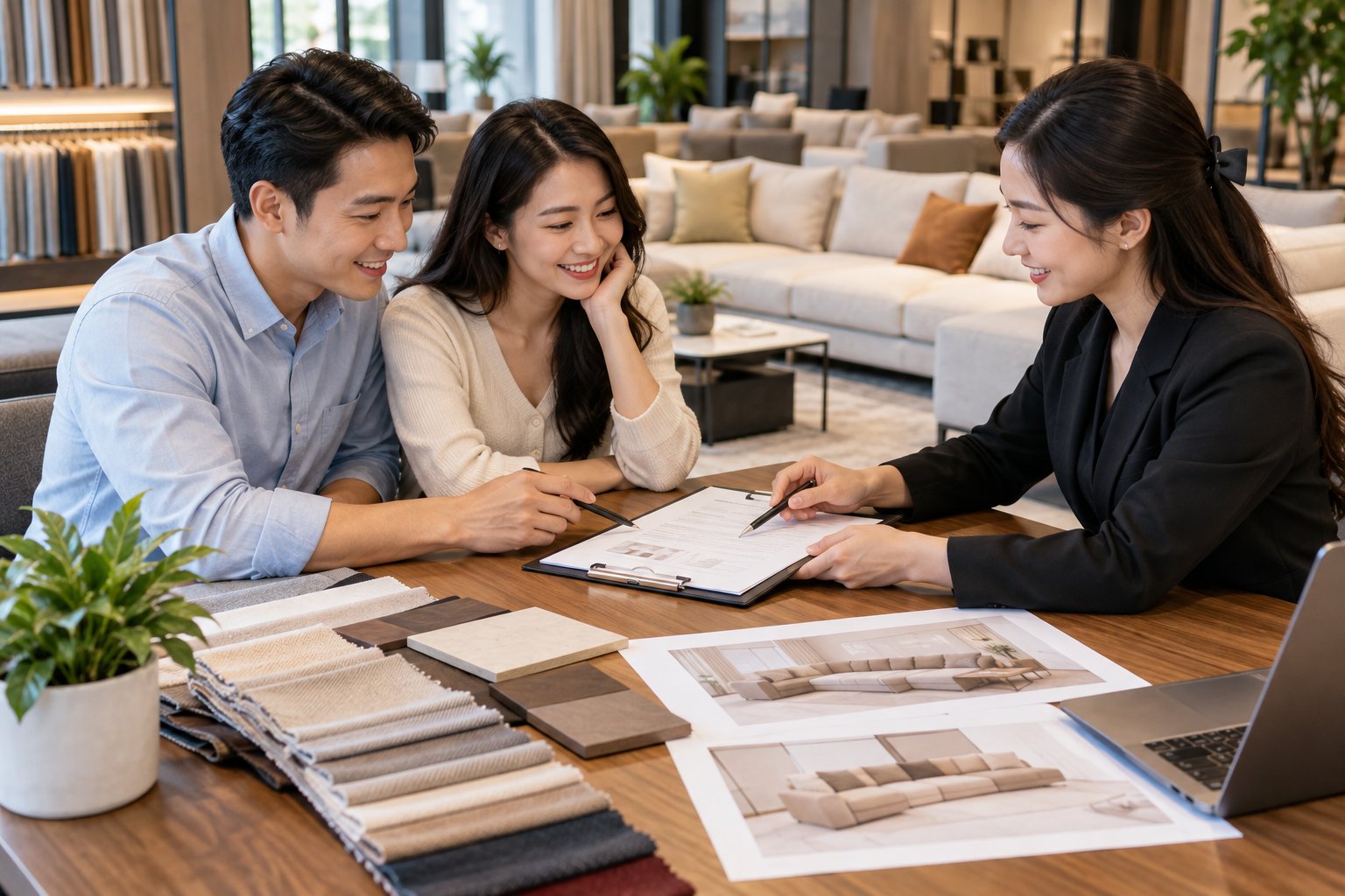 Ảnh minh hoạ: Quy trình đặt sofa theo yêu cầu: Từng bước chi tiết