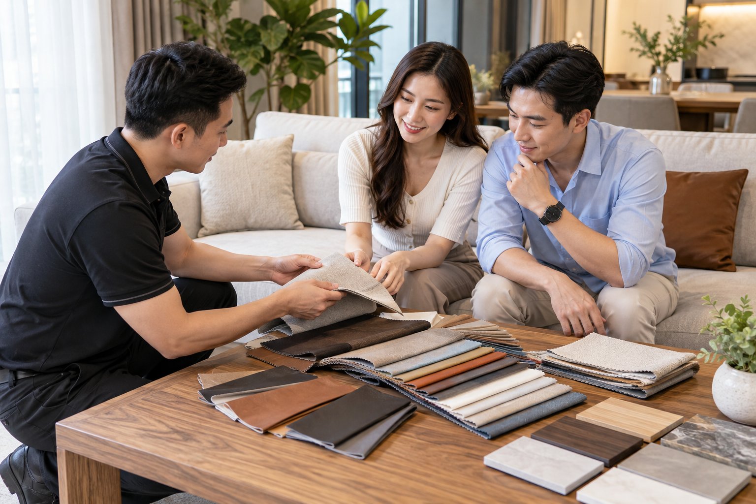 Ảnh minh hoạ: Khảo sát bọc sofa tại nhà: Cần chuẩn bị gì?