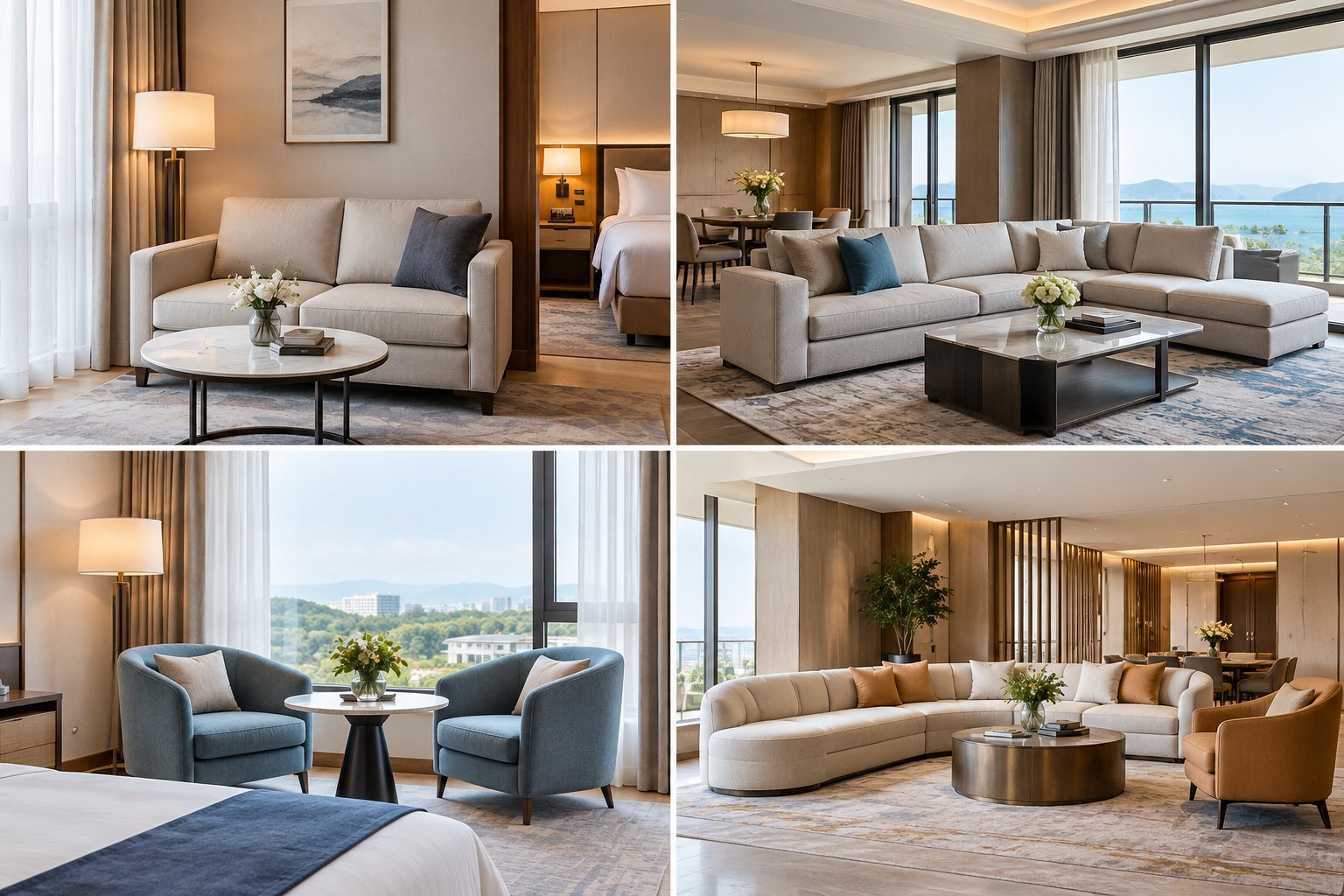 Ảnh minh hoạ: Sofa cho phòng khách sạn: Cách chọn đúng nhu cầu