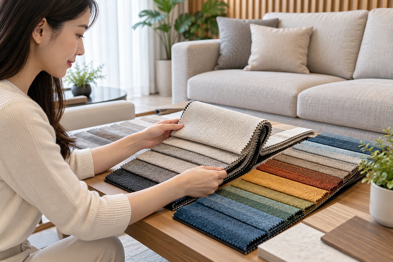 Ảnh minh hoạ: Cách đọc mẫu vải bọc sofa: 9 thông tin cần xem