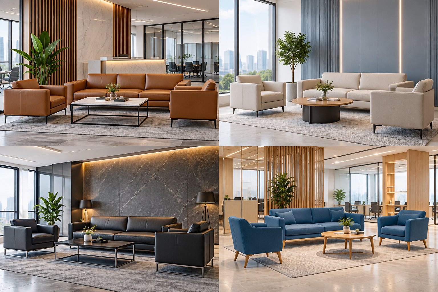 Ảnh minh hoạ: Sofa tiếp khách văn phòng: Chọn theo nhu cầu sử dụng
